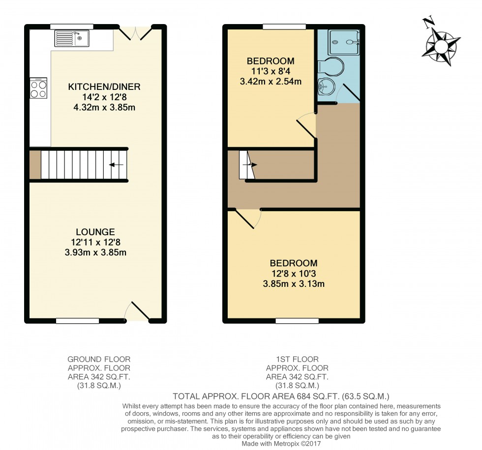 Floorplan for Alma Hill, Upholland, WN8 0NW