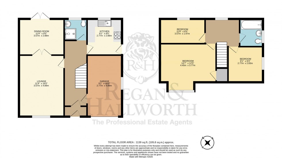 Floorplan for Brookside Road, Standish, WN1 2TZ