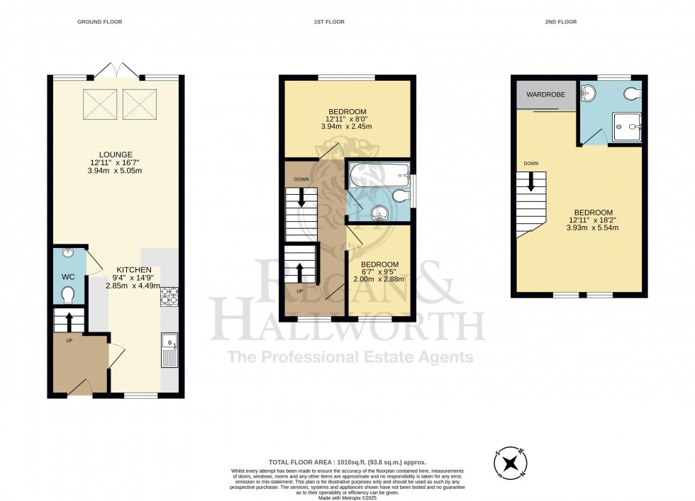 Floorplan for Bramble Close, Standish, WN6 0GS