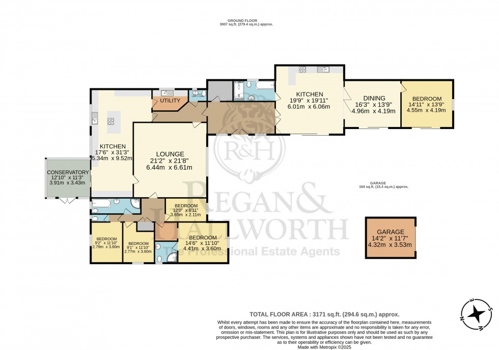 Floorplan for Beech Walk, Standish, WN6 0YE