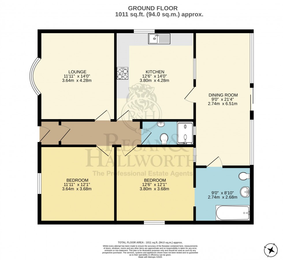 Floorplan for Moor Road, Orrell, WN5 8SJ