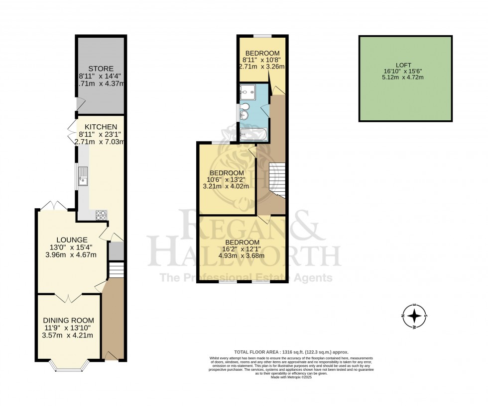 Floorplan for Hodges Street, Springfield, WN6 7JE