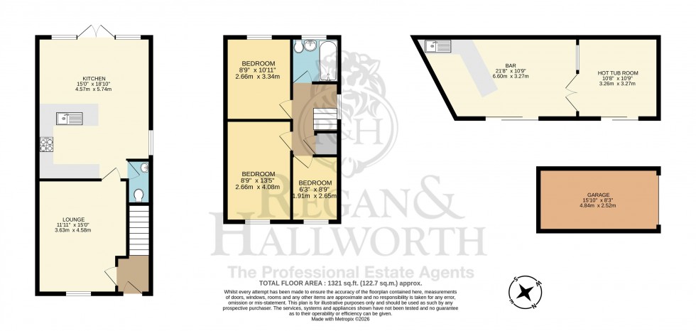 Floorplan for Churton Grove, Standish, WN6 0SZ