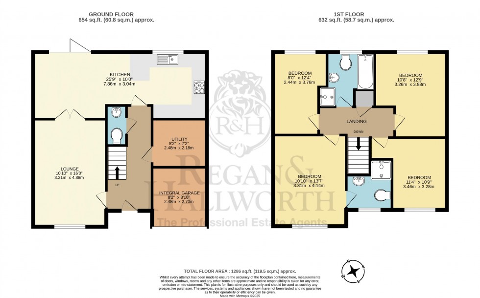 Floorplan for Almond Pastures, Standish, WN6 0GG