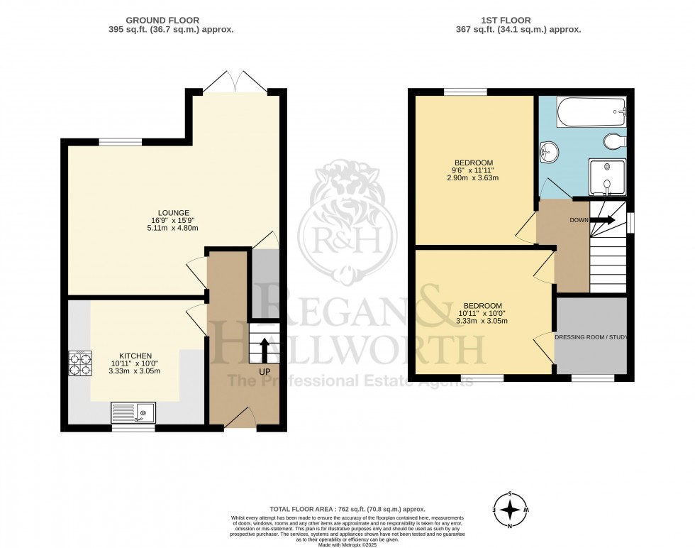 Floorplan for Square Lane, Burscough, L40 7RQ