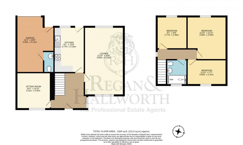 Floorplan for Greenslate Avenue, Appley Bridge, WN6 9LG