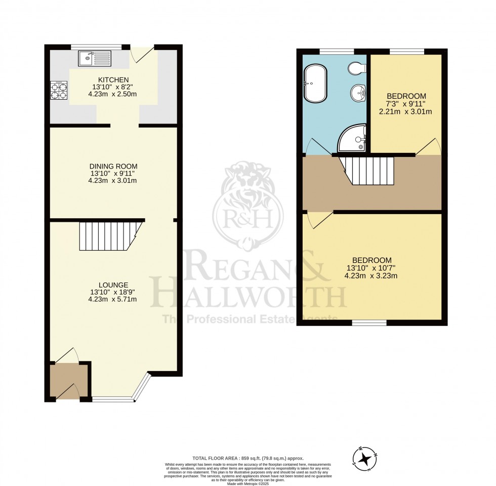 Floorplan for Smethurst Lane, Pemberton, WN5 8BG