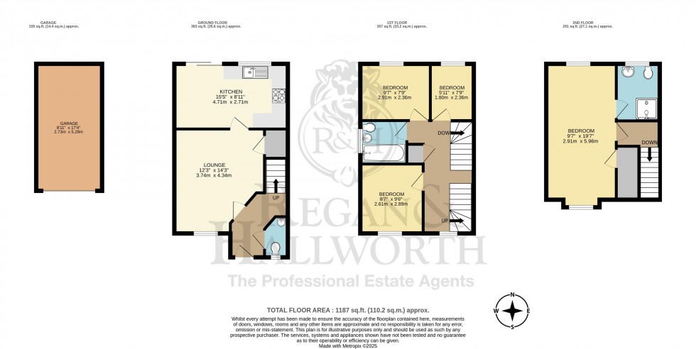 Floorplan for Flour Mill Close, Burscough, L40 5TL