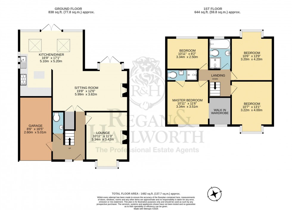 Floorplan for Danesway, Swinley, WN1 2HB