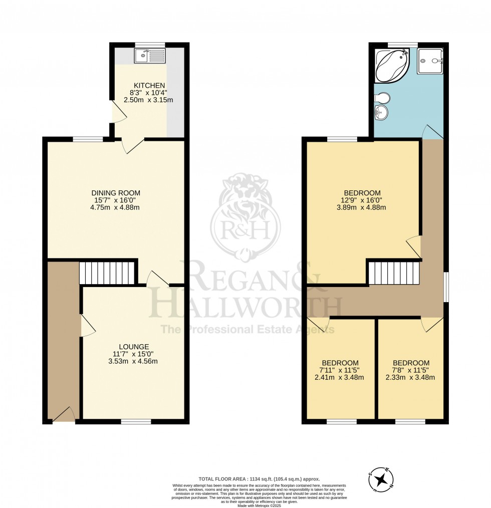 Floorplan for Enfield Street, Pemberton, WN5 8DJ