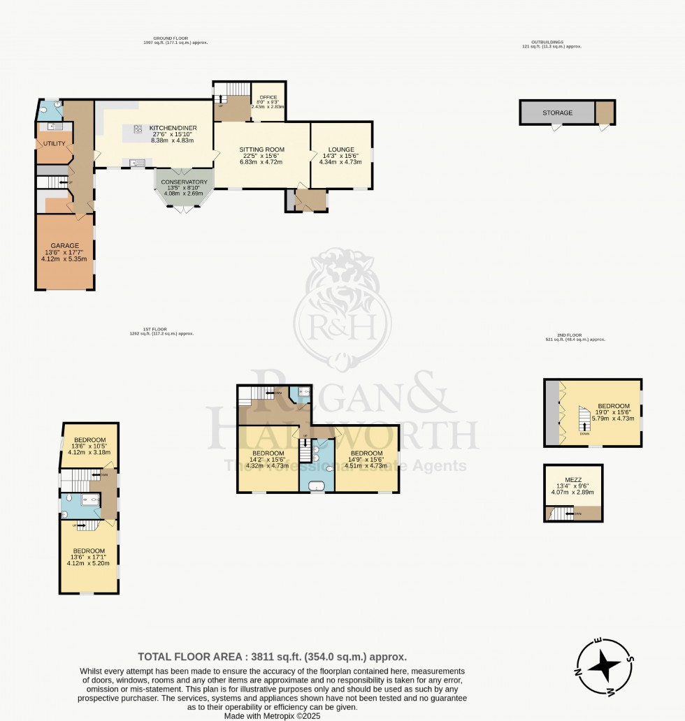 Floorplan for The Beeches, Carr Mill Road, Billinge, WN5 7TY