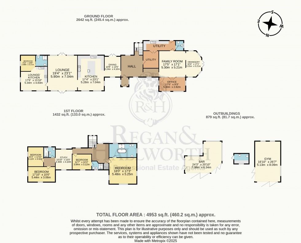 Floorplan for Rookery Cottage, Hillock Lane, Dalton, WN8 7RJ