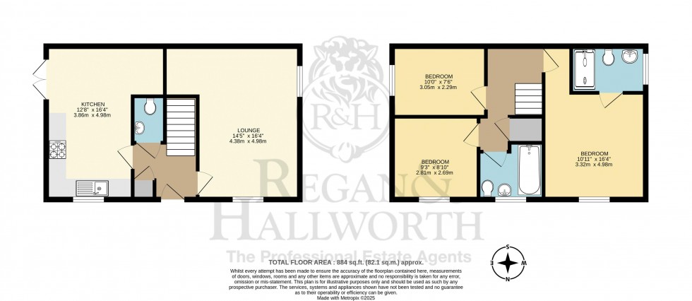 Floorplan for North Union Drive, Standish, WN6 0FL