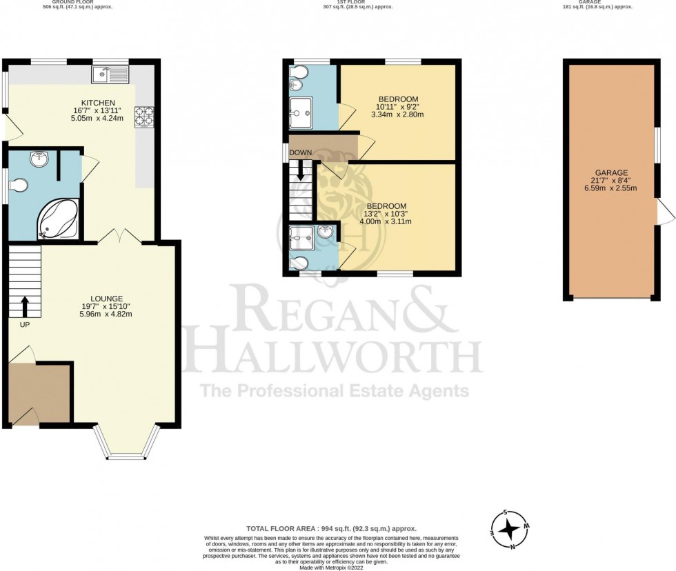 Floorplan for Church Lane, Shevington, WN6 8BD