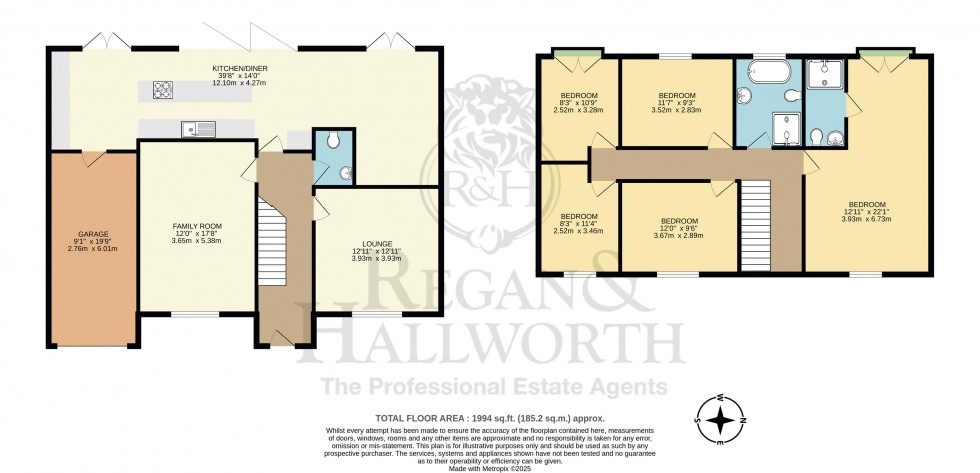 Floorplan for Shevington Lane, Shevington, WN6 8BJ