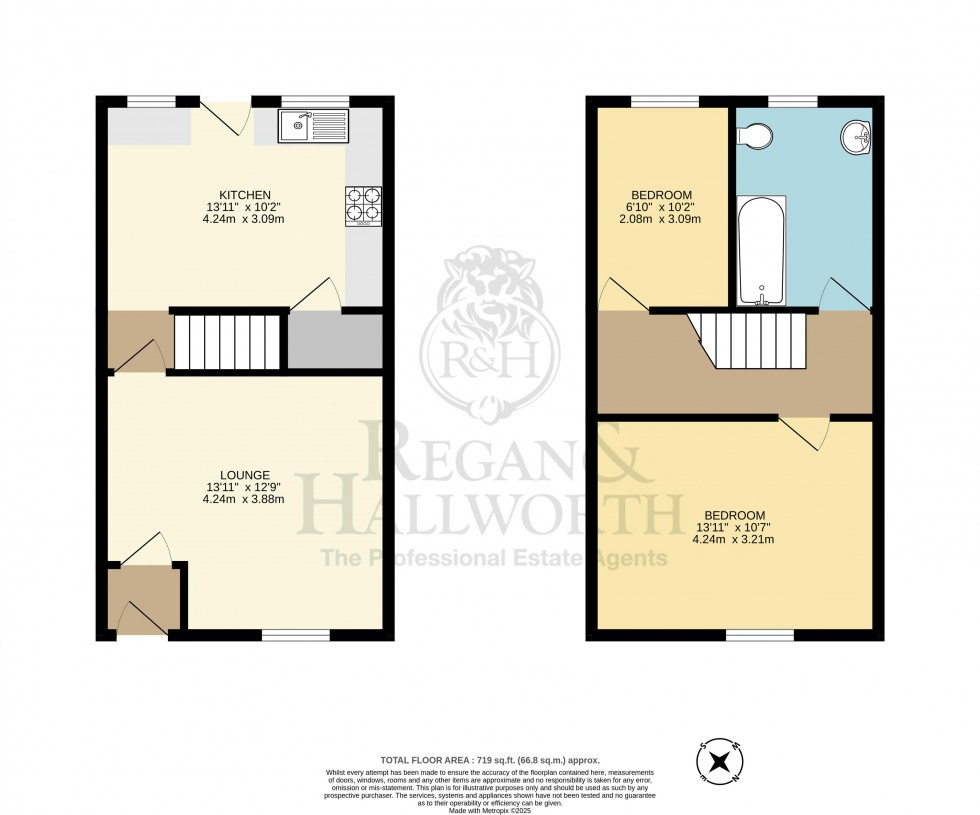 Floorplan for Gidlow Lane, Springfield, WN6 7DP