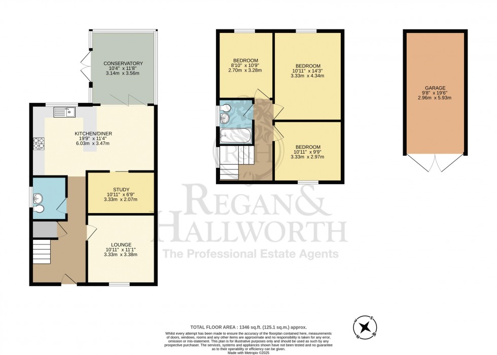 Floorplan for Lingfield Crescent, Beech Hill, WN6 8QA