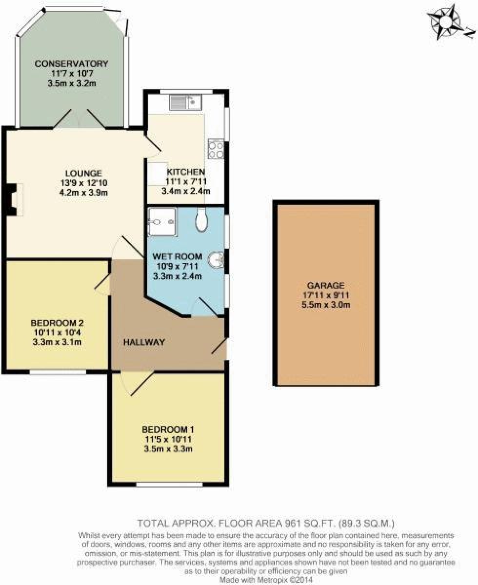 Floorplan for Old Lane, Shevington, WN6 8AR