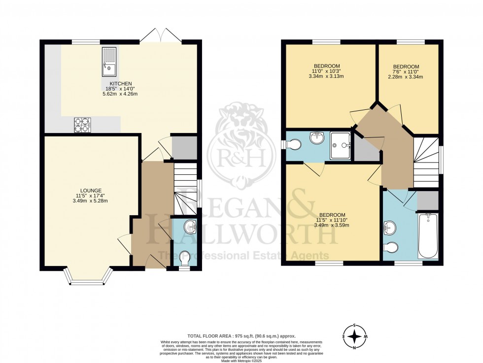 Floorplan for Thomas More Gardens, Newtown, WN5 0AP