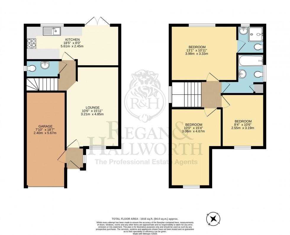 Floorplan for Orwell Close, Standish Lower Ground, WN6 8JH