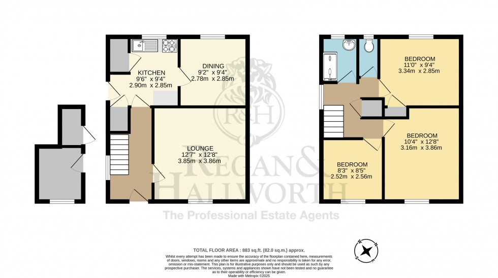 Floorplan for Smethurst Lane, Pemberton, WN5 8BG