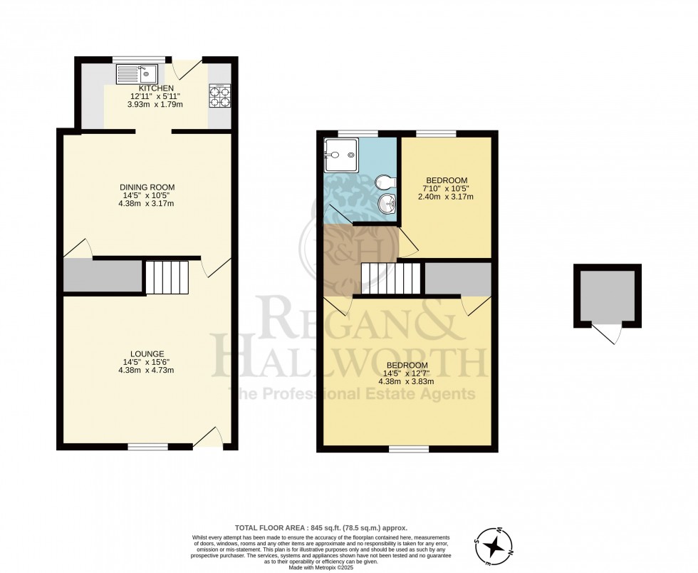 Floorplan for Church Street, Orrell, WN5 8TQ