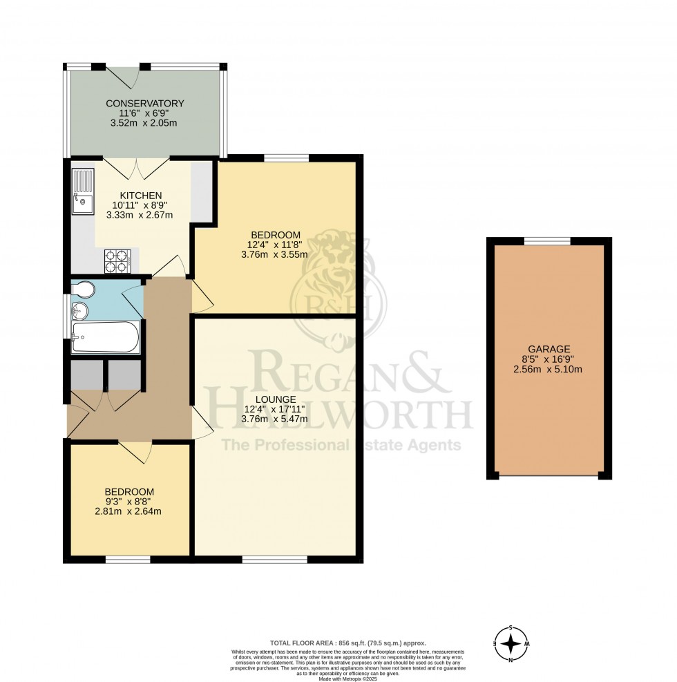 Floorplan for The Hawthorns, Eccleston, PR7 5QN