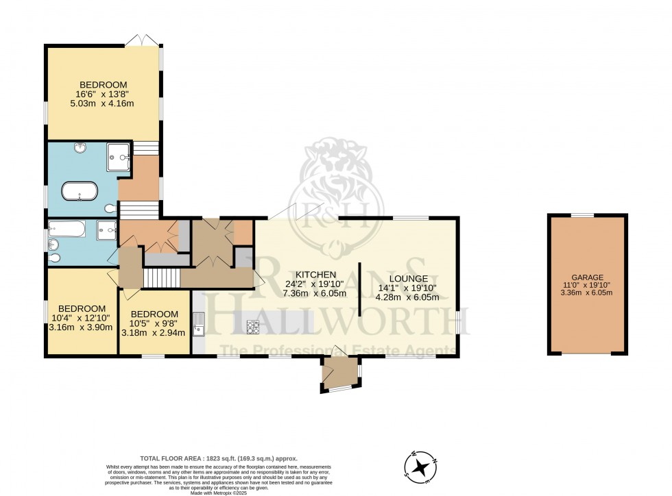Floorplan for Tara, Leyland Mill Lane, Haigh WN1 2SA