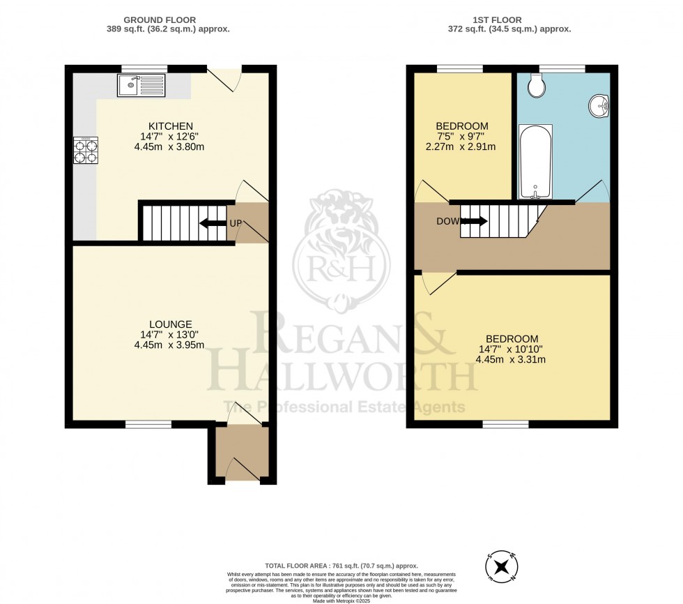 Floorplan for Church Street, Ince, Wigan, WN3 4RF