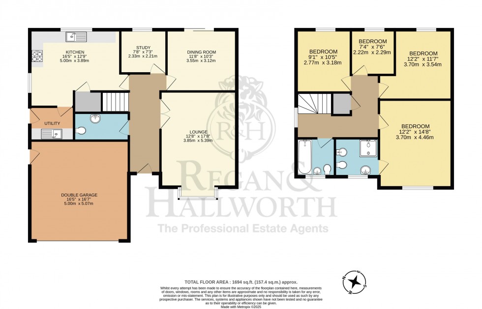 Floorplan for Highfield Drive, Standish, WN6 0EJ