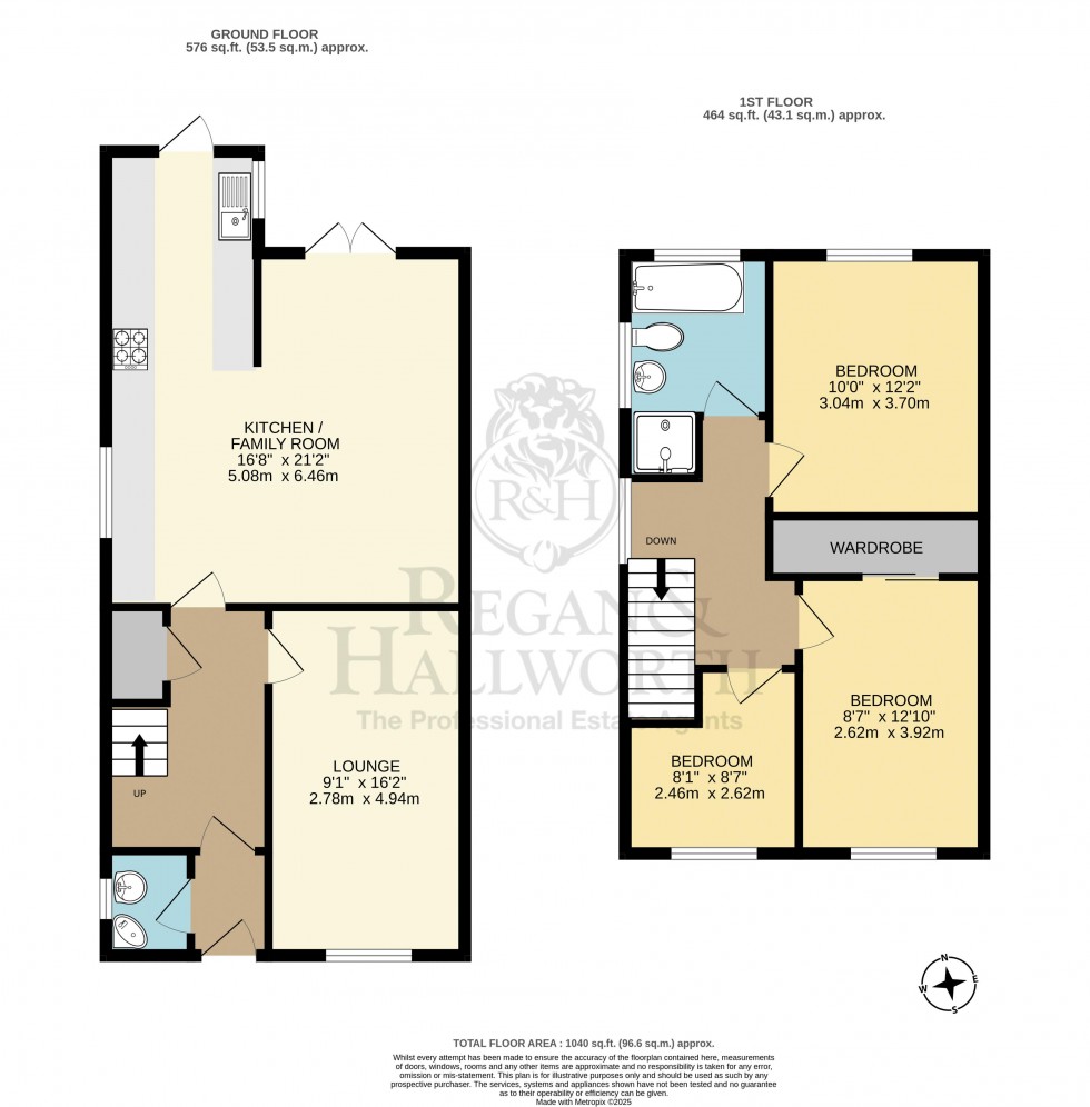 Floorplan for Broadmead, Parbold, WN8 7PB