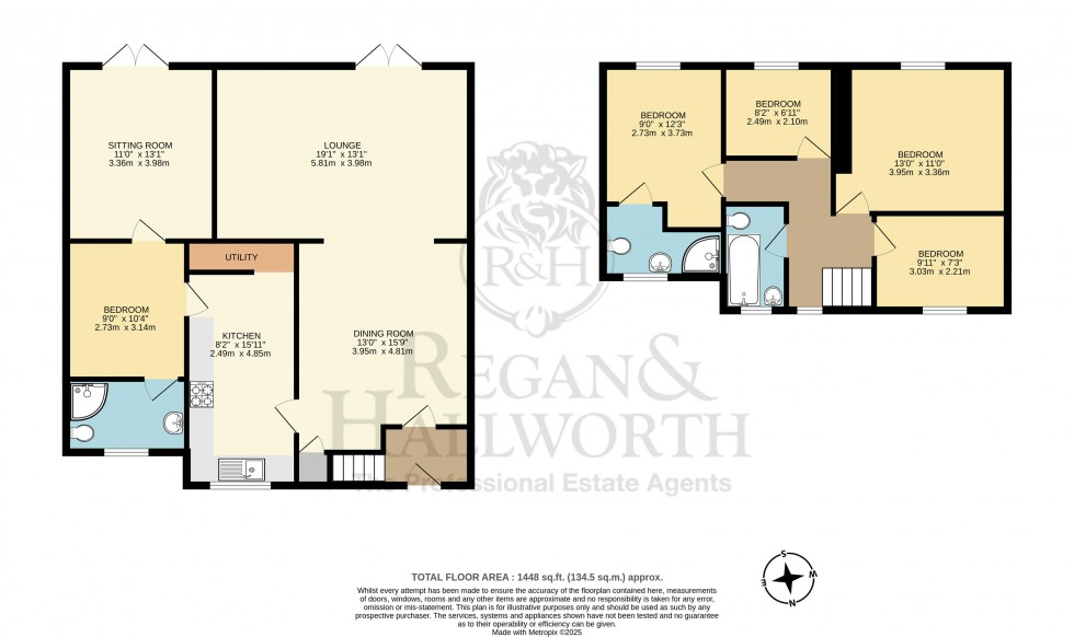 Floorplan for Park Road, Orrell, WN5 8HY