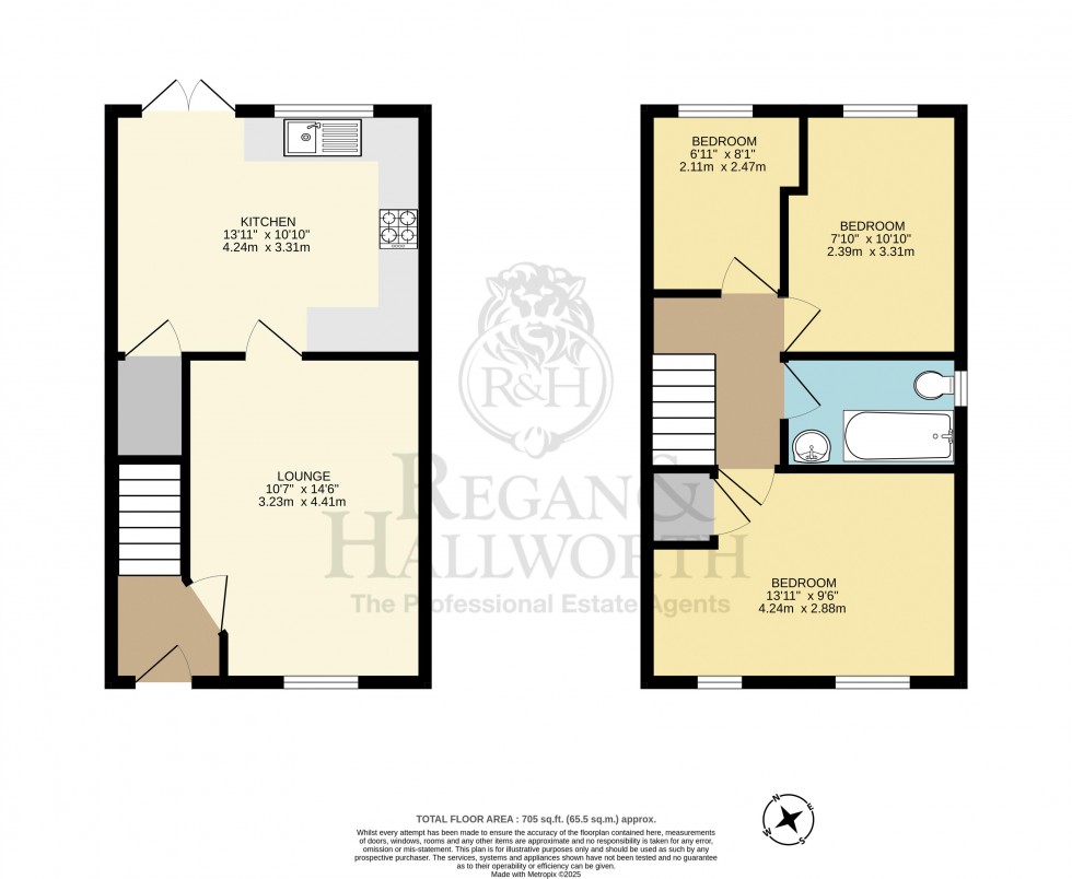Floorplan for Gray Close, New Springs, WN2 1HU