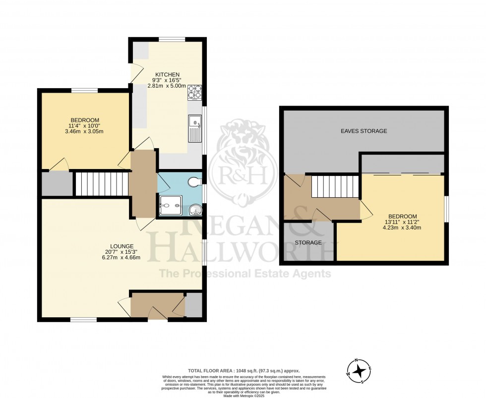 Floorplan for Lincoln Drive, Aspull, WN2 1XB