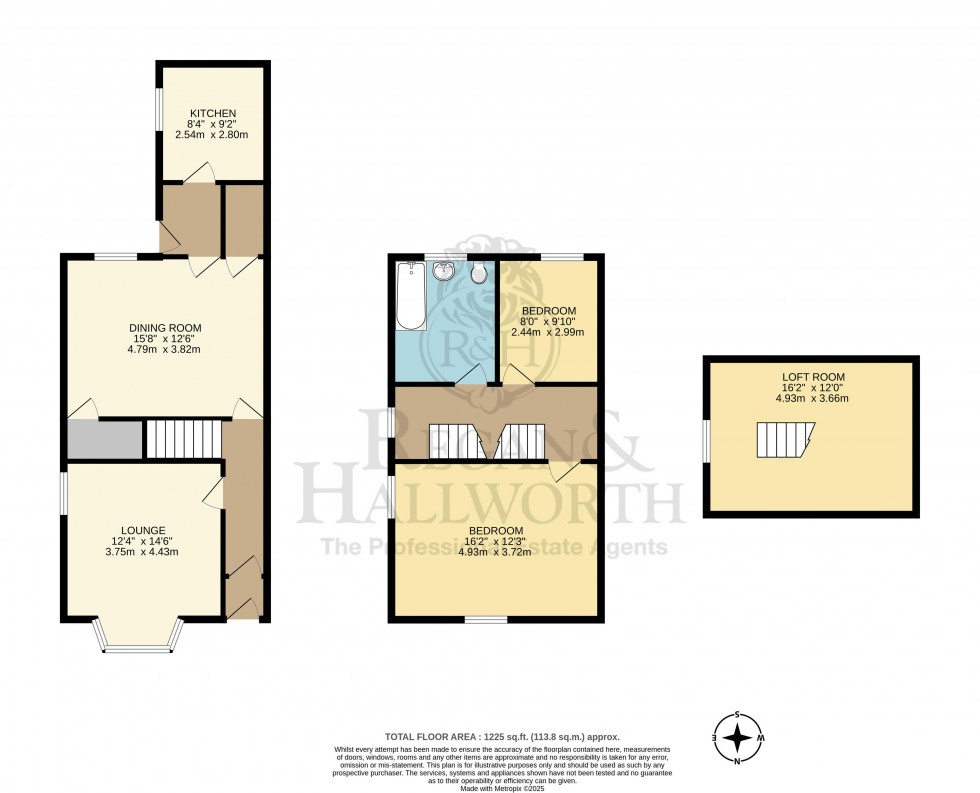 Floorplan for Beechfield, Hilldale, Parbold, WN8 7AR
