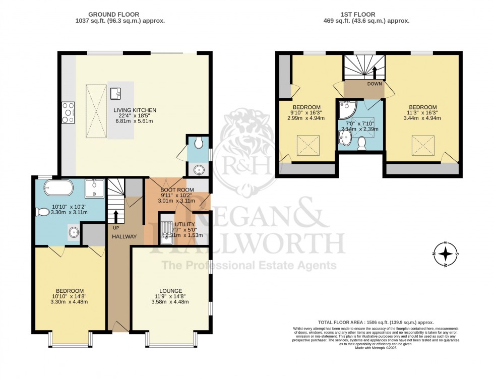 Floorplan for Chorley Old Road, Whittle-Le-Woods, PR6 7NA