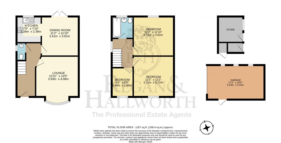 Floorplan for City Road, Kitt Green, Wigan, WN5 0BD