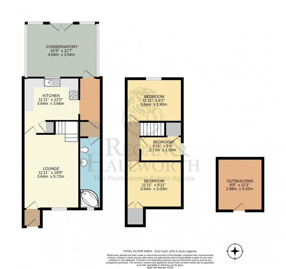Floorplan for Baker Street, Poolstock, Wigan, WN3 5HG