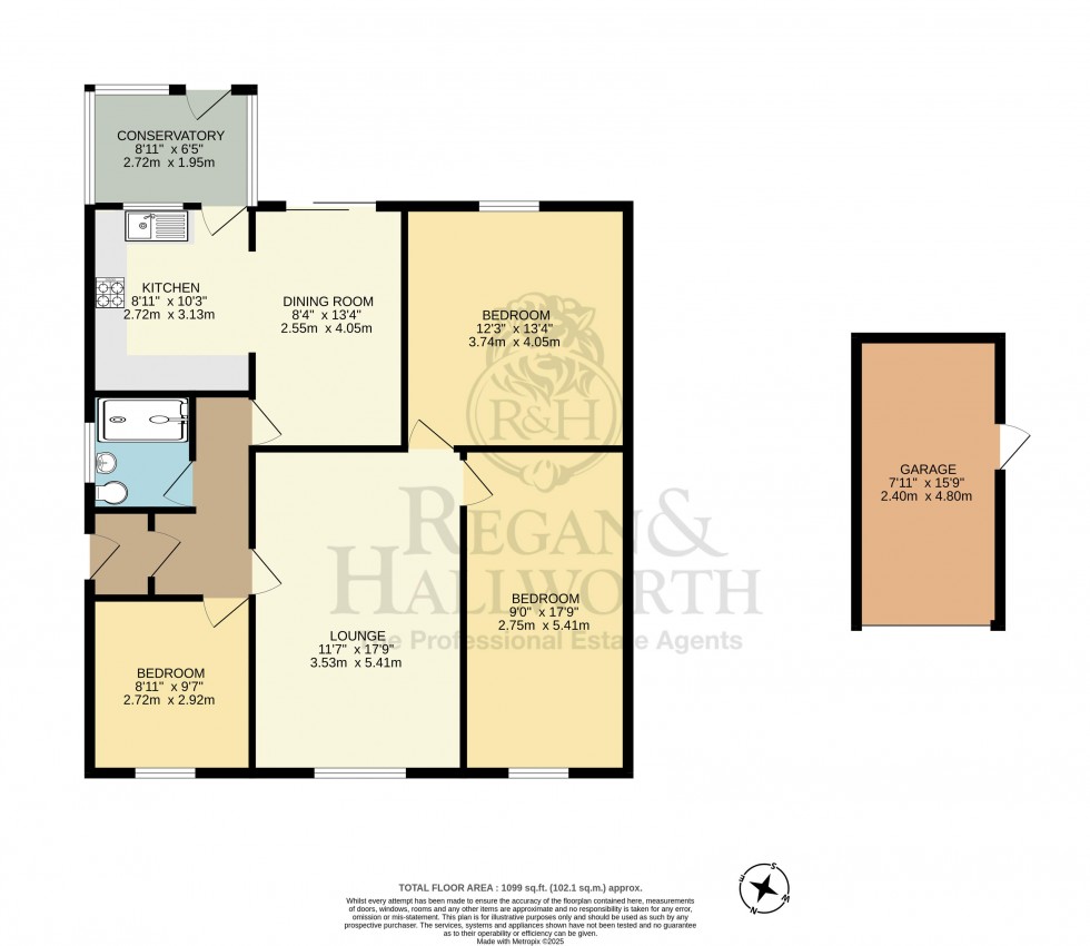 Floorplan for Longmead Avenue, Ashton-In-Makerfield, WN4 8SQ