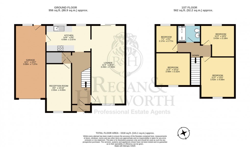 Floorplan for Smock Lane, Garswood, WN4 0SN