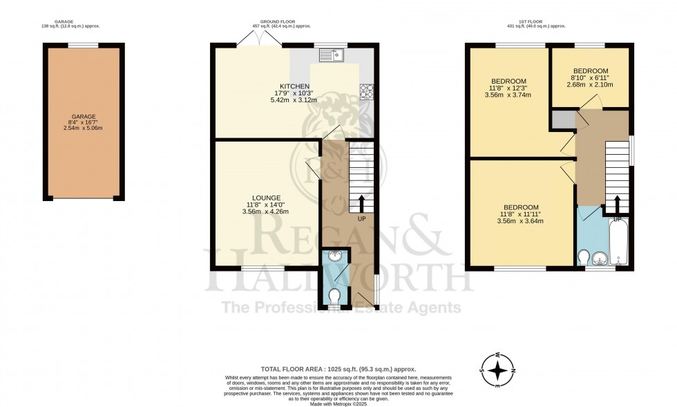 Floorplan for Walter Scott Avenue, Whitley, WN1 2RH