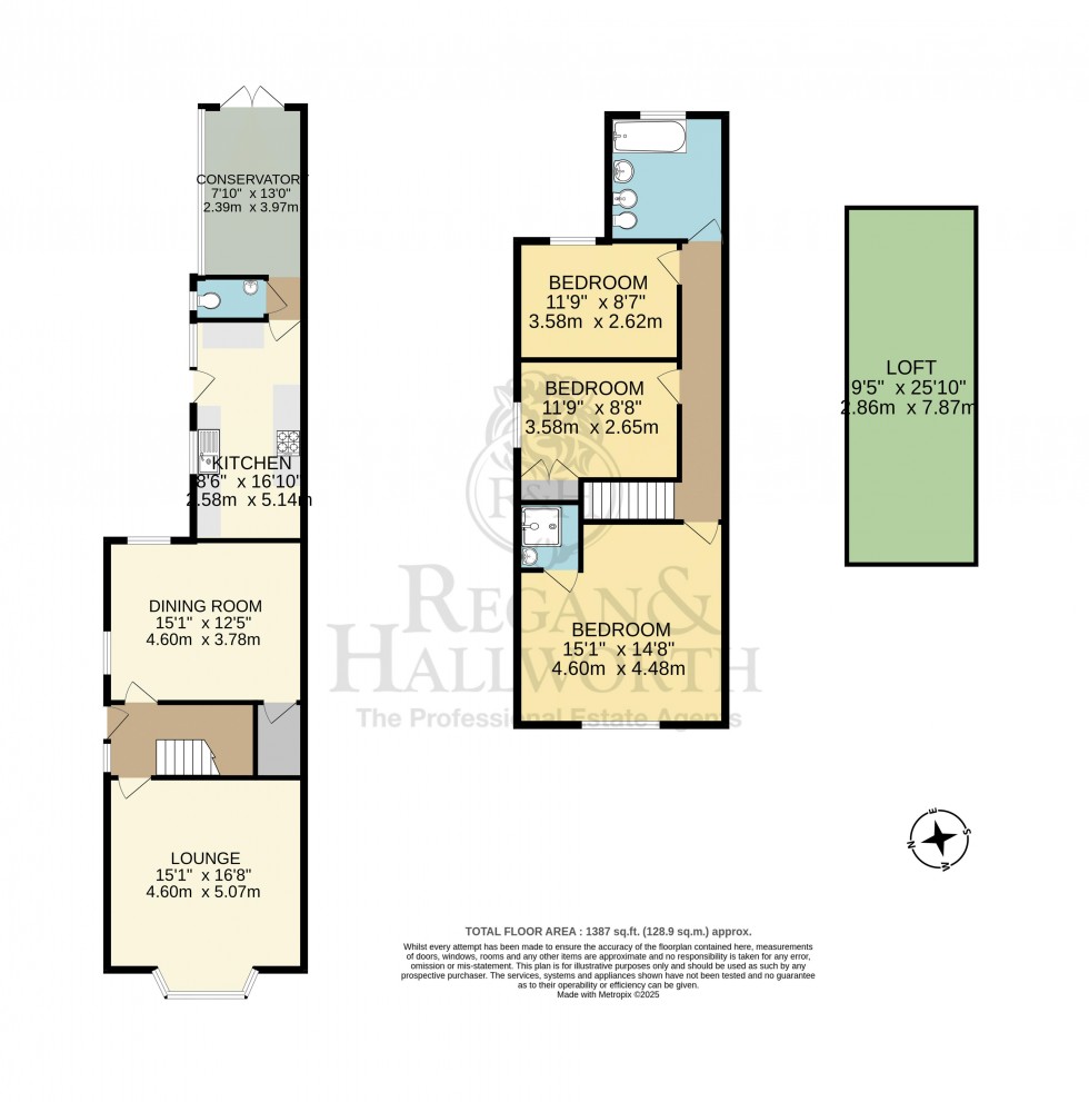 Floorplan for Mesnes Road, Whitley, WN1 2PJ