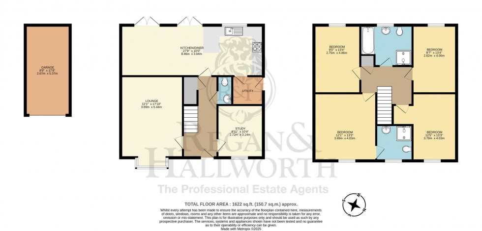 Floorplan for Artisan Close, Standish, WN6 0WF