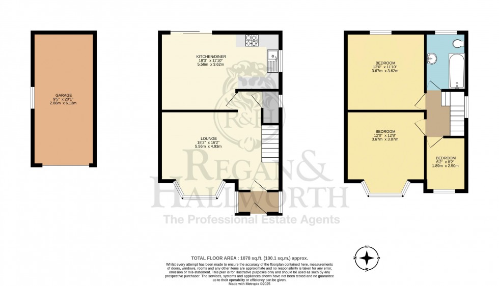 Floorplan for Warrington Road, Leigh, WN7 3XG