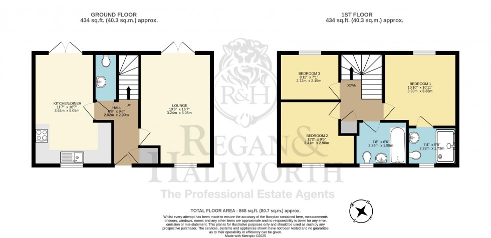 Floorplan for Longwall Drive, Ince, WN2 2DS