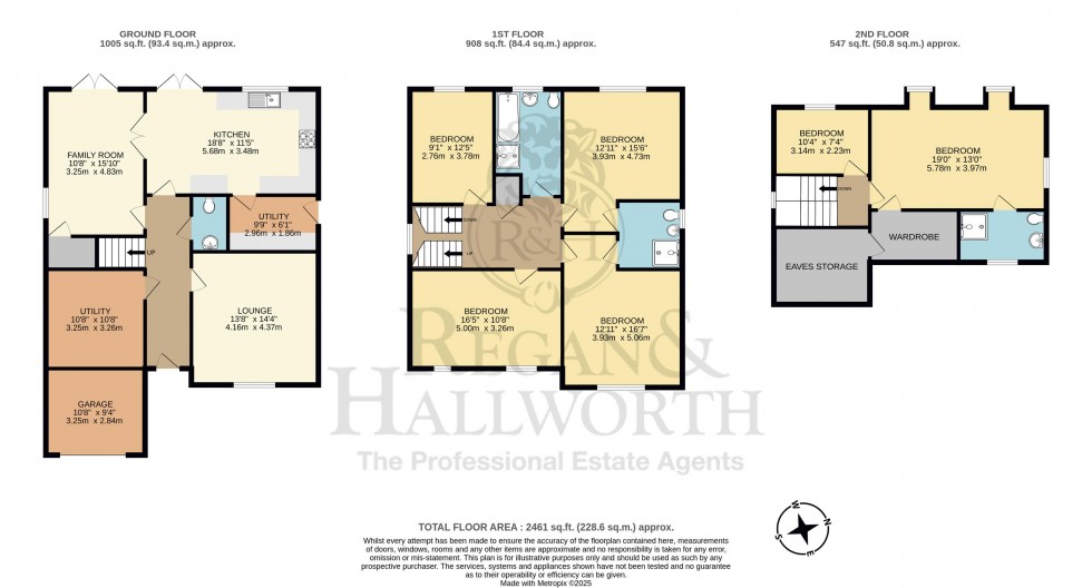 Floorplan for Birdsfoot Close, Leyland, PR25 1FR