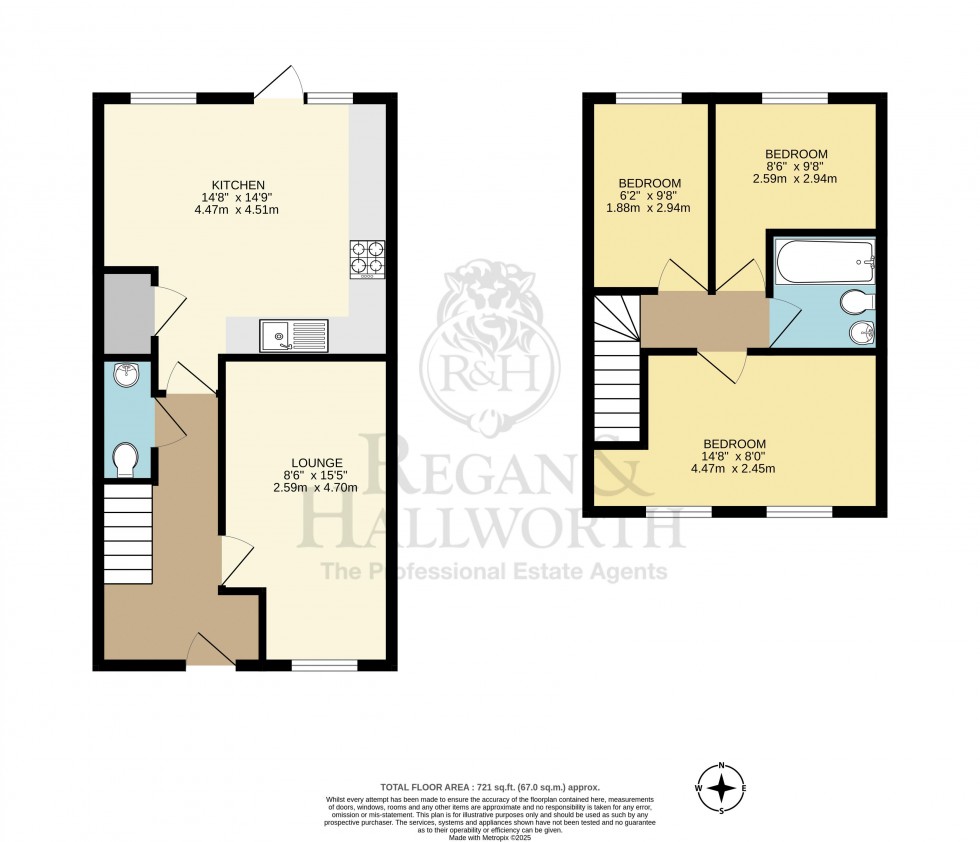Floorplan for Chatsworth Street, Pemberton, WN5 8BQ