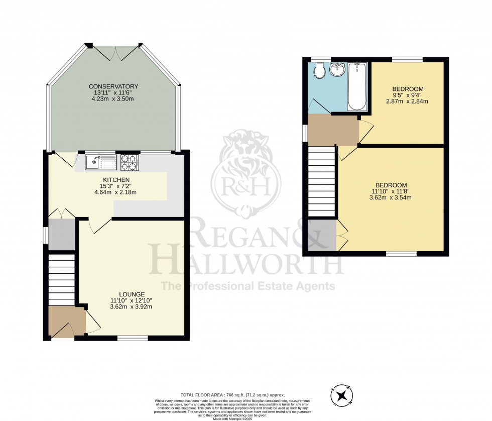 Floorplan for Springfield Road, Springfield, WN6 7RL