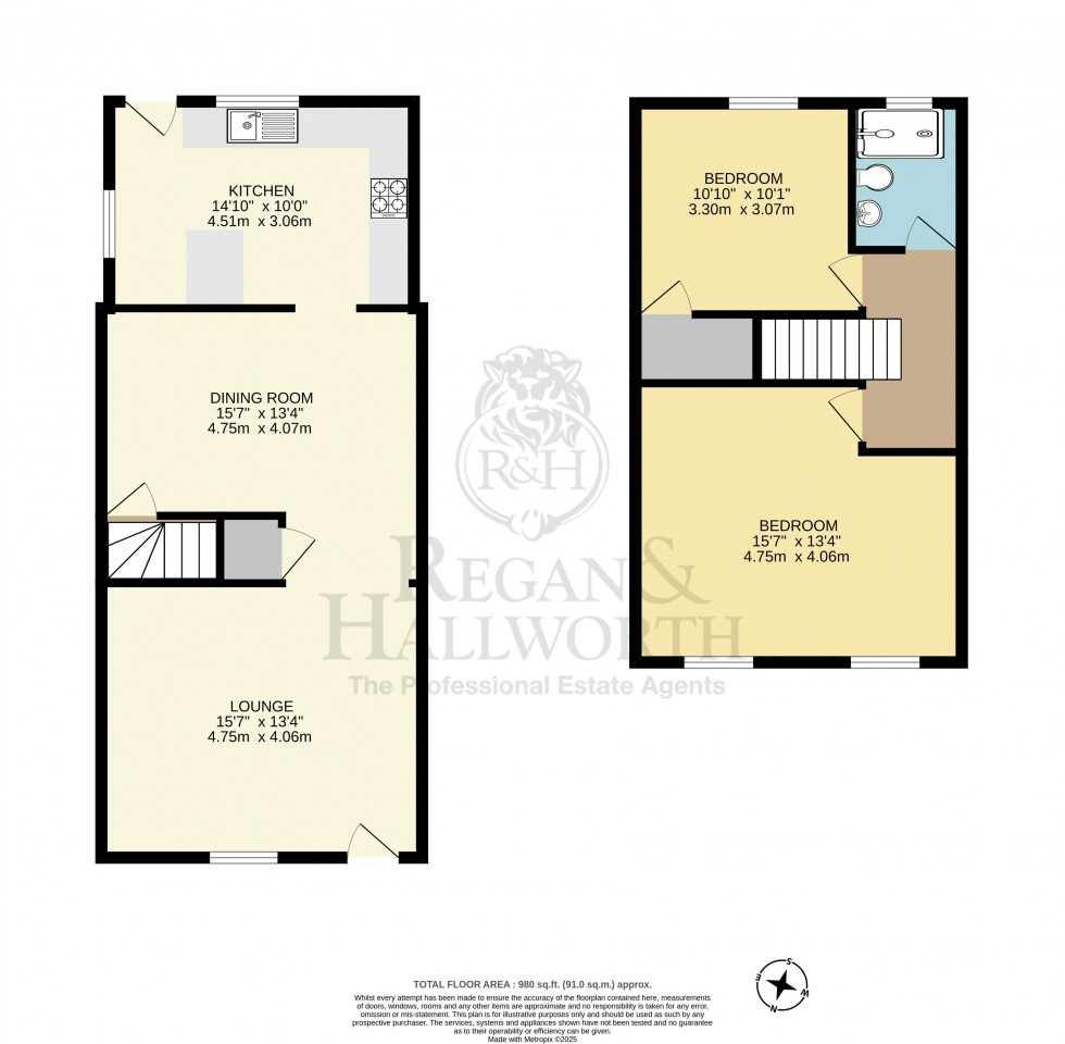 Floorplan for Church Lane, Charnock Richard, PR7 5NA