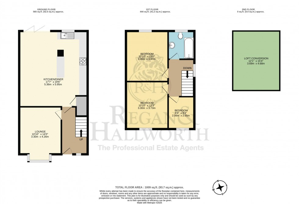 Floorplan for Orrell Gardens, Orrell, WN5 8NA
